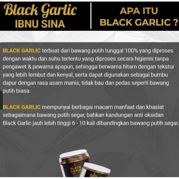 (BAWANG TUNGAL) BAWANG HITAM BLACK GARLIC IBNU SINA/ SOLO BLACK GARLIC BAWANG LANANG HITAM TUNGGAL