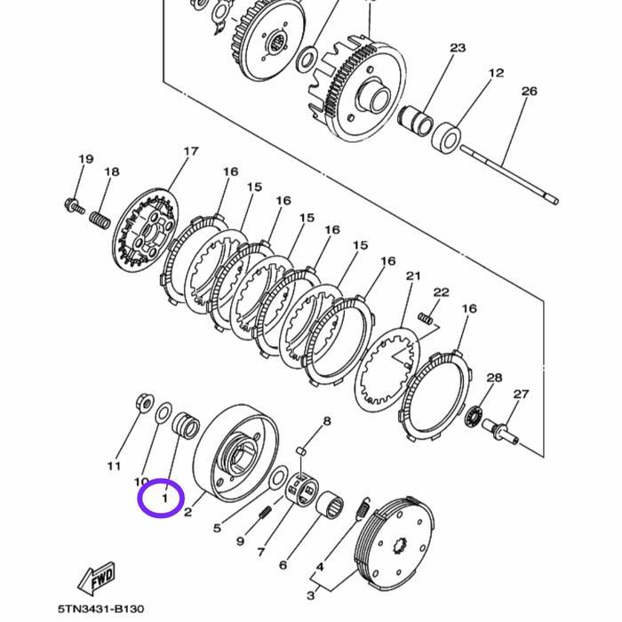 BOS MANGKOK GANDA VEGA R JUPITER Z ASLI YAMAHA YGP