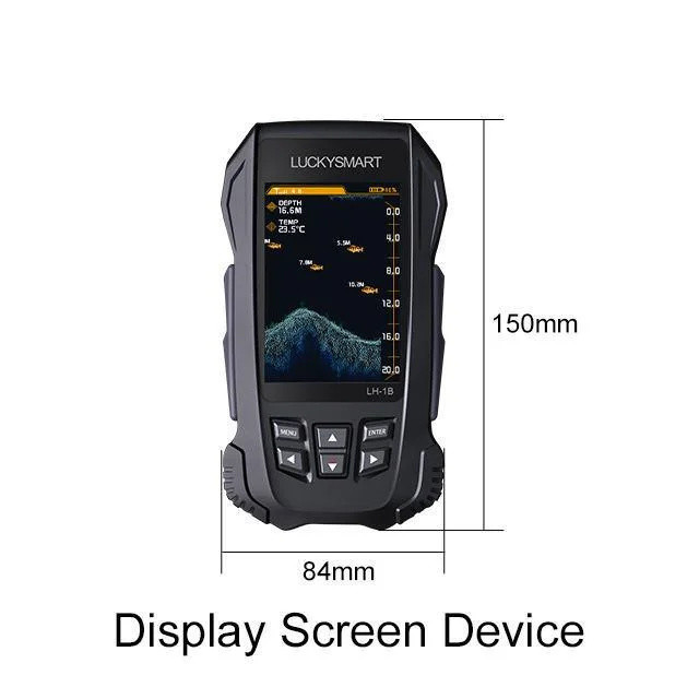 Round Head Wireless Sonar Fish Finder Fishing Gear Sonar Fish Finder Depth Finder Fish Detector