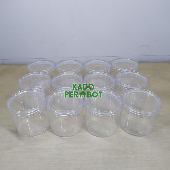 Stok Baru toples cookies mika tabung - toples kue kering bulat - toples kue mini