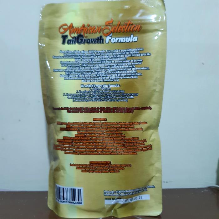 Ams Tail Growth American Selection Formula Pur Murai Dorong Ekor