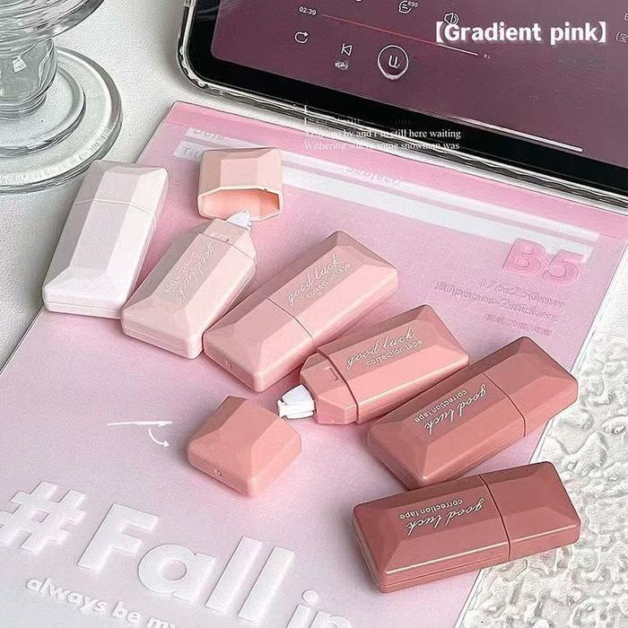 Tipe X Kertas Correction Tape Aesthetic Perlengkapan Sekolah Tip Ex Tip X Roll Pink Lucu Alat Tulis