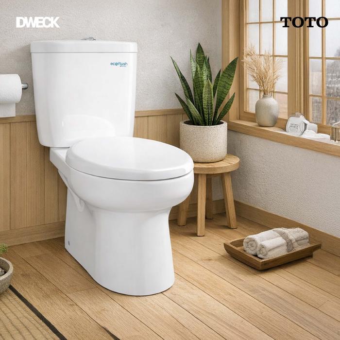 DWECK - TOTO Toilet Kloset Duduk Closet Duduk WC Duduk CW421J - 21 BODY, SOFT CLOSE LOCAL