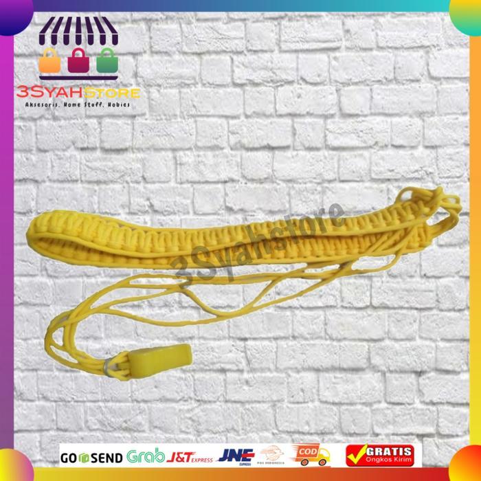 DISKON Tali Kur + Pluit Pramuka Penegak Warna Kuning Tingkat SMA READY STOCK