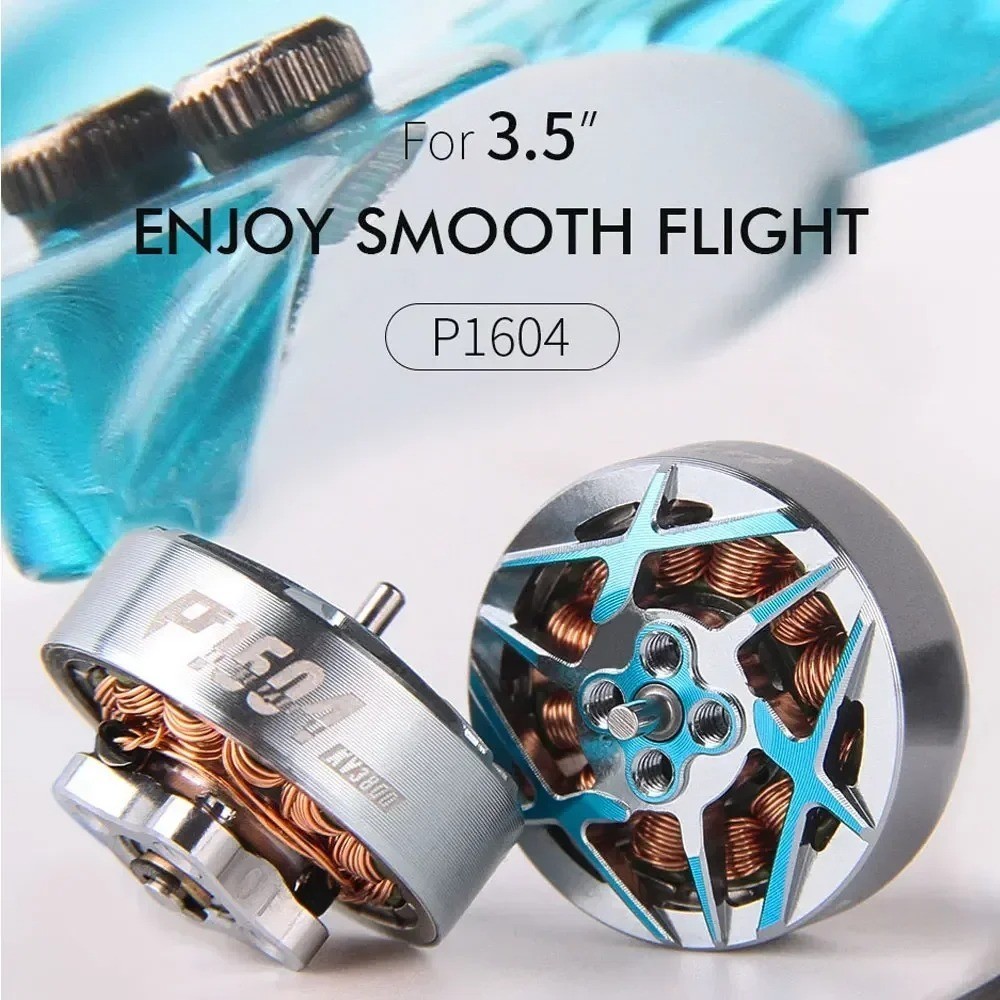 T-MOTOR P1604 Brushless Motor for FPV Racing Drone KV2850 6S / KV3800 4S 2mm Shaft 3.5 Inch