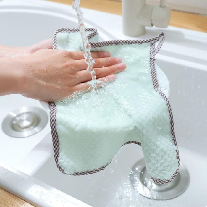 [BISA COD] Kain Lap Tangan Gantung Hand Towel Microfiber Lap Microfiber Dapur Microfiber