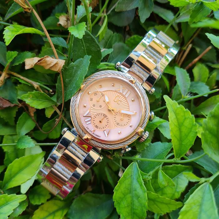 Jam Tangan Wanita Gc Collection Y16002L1 Stainless Combi Rosegold