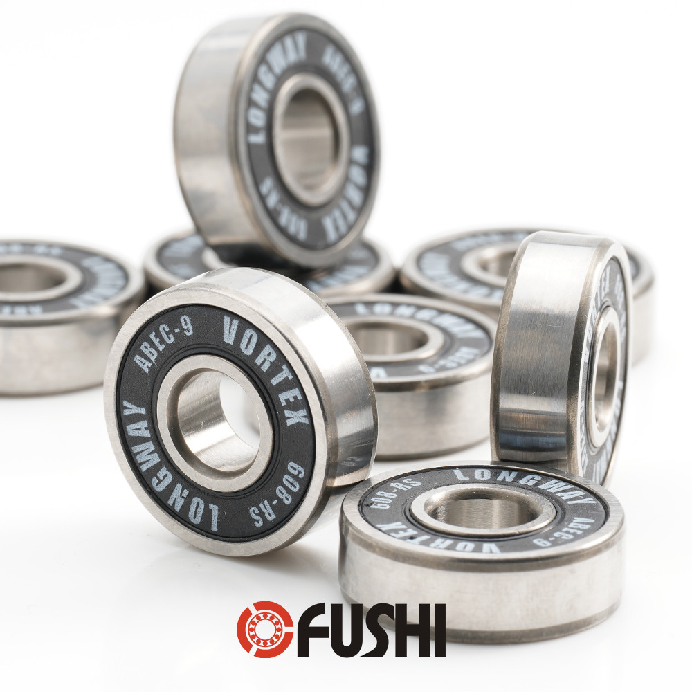 608 2RS Hybrid Ceramic Bearing ABEC-9 ( 8 PCS) 8x22x7 mm Skateboard Spinner Ceramic Nitride Pro