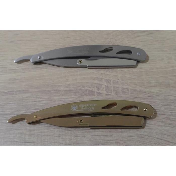 Razor Pisau Cukur Lipat Silet Isi Ulang Stainless DOVO Solingen Gratis Ongkir