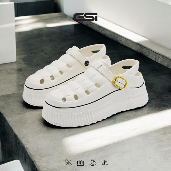 TERMURAH GSI ShoesSepatu l Wanita Sepatu Wanita Fashion Wanita Bahan Karet EVA Gaya Kekinian Empuk