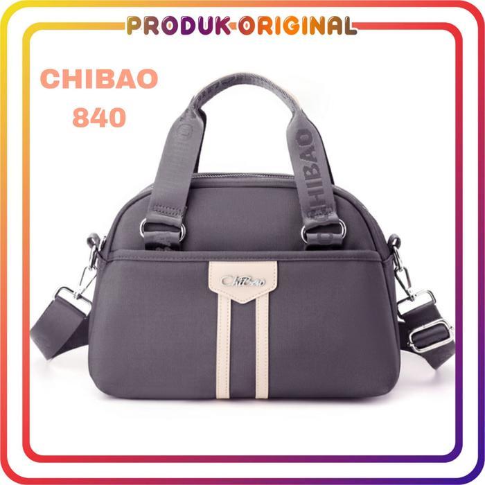 Chibao - Tas selempang chibao 840 bahan kanvas tas selempang wanita terbaru tas import Hitam
