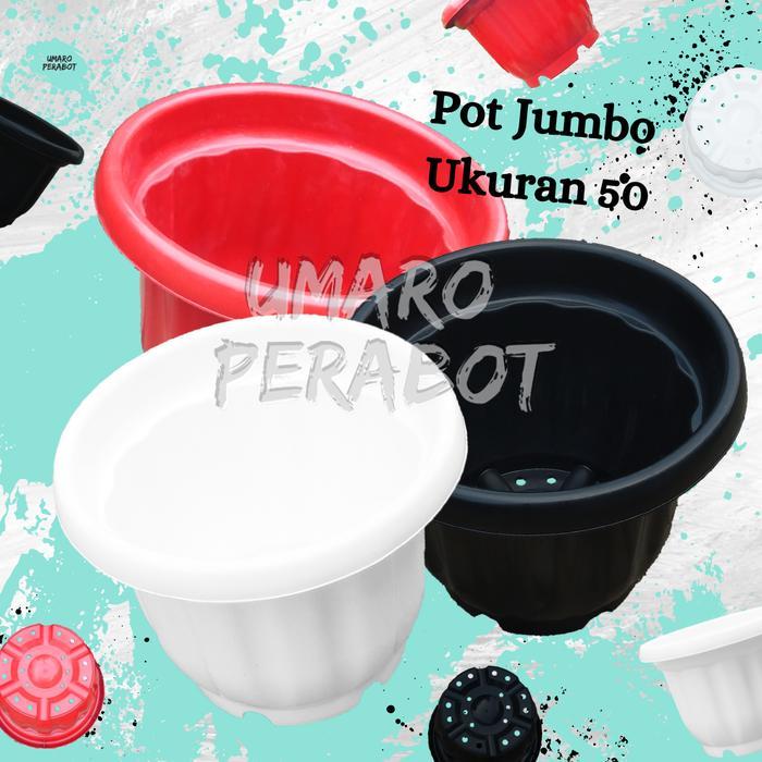 Pot Jumbo Ukuran 50 / Pot Besar / Tabulampot / Pot Bigmom / Pot Tanaman / Pot Bunga / Pot Plastik /