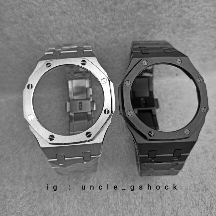 Ready bnb metal bezel n bracelet g-shock gshock ga-2100/ga-2110su/ga-2110et