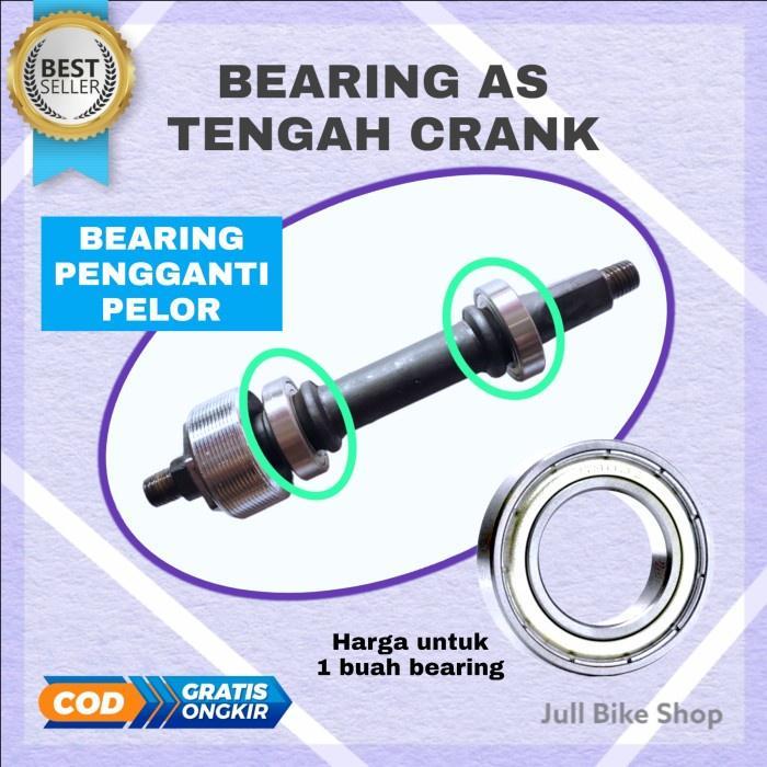 1 Buah Bearing as tengah pedal sepeda crank pengganti pelor / klahar / klaker 6903 zz engkol mtb
