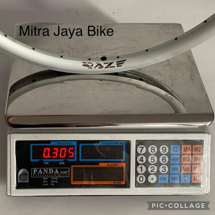 Rims Velg Lipat Folding 451 Raze 20 Disc Brake 28 Hole Silver