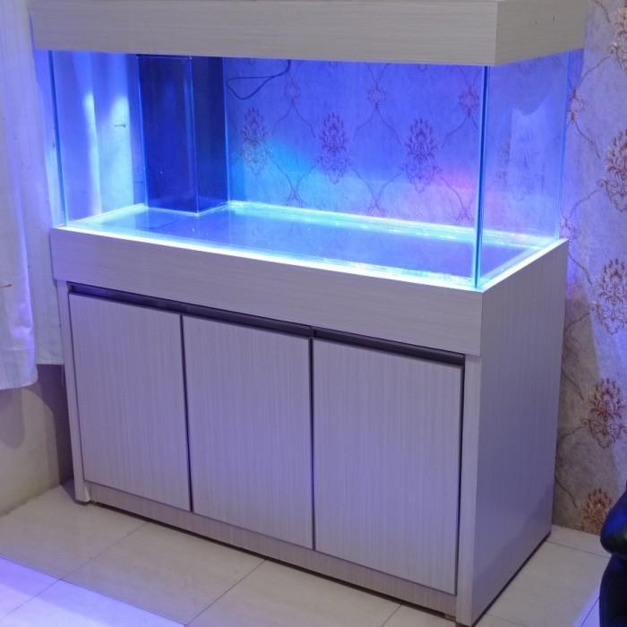 Cabinet Aquarium 120 x60x60 Paket Arwana (kaca 10mm full) - Tidak Full