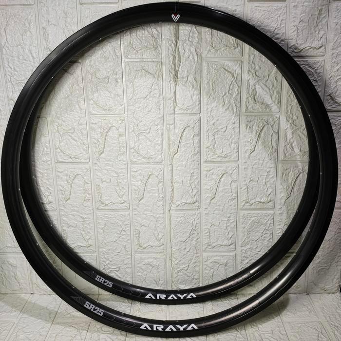 Rims Velg Sepeda MTB 27.5 ARAYA SR25 Lubang 32H Double Wall Rim ke Line Jumlah SEPASANG