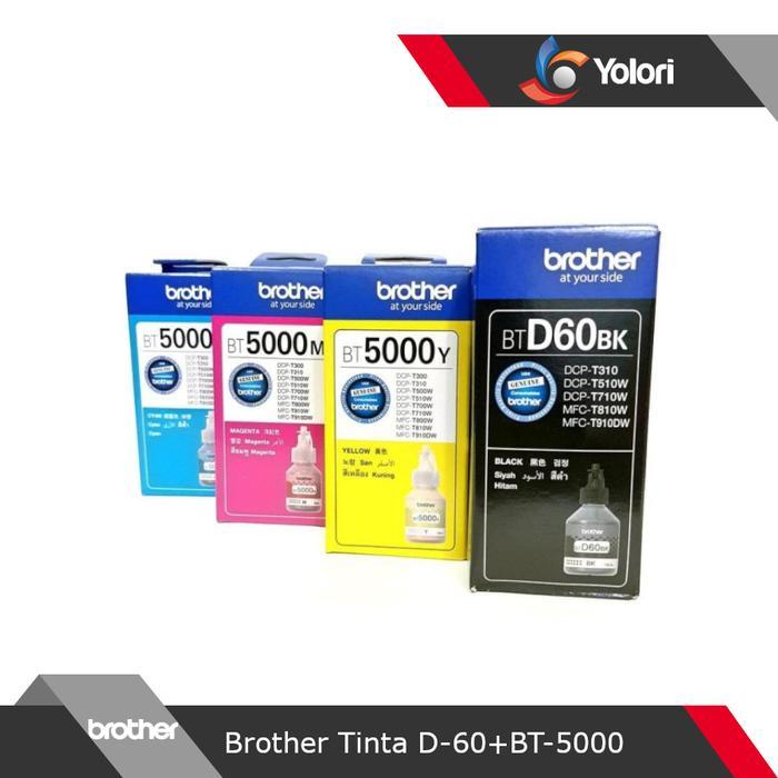 Brother Tinta D-60+BT-5000 For HL-T4000DW MFC-T4500DW Original