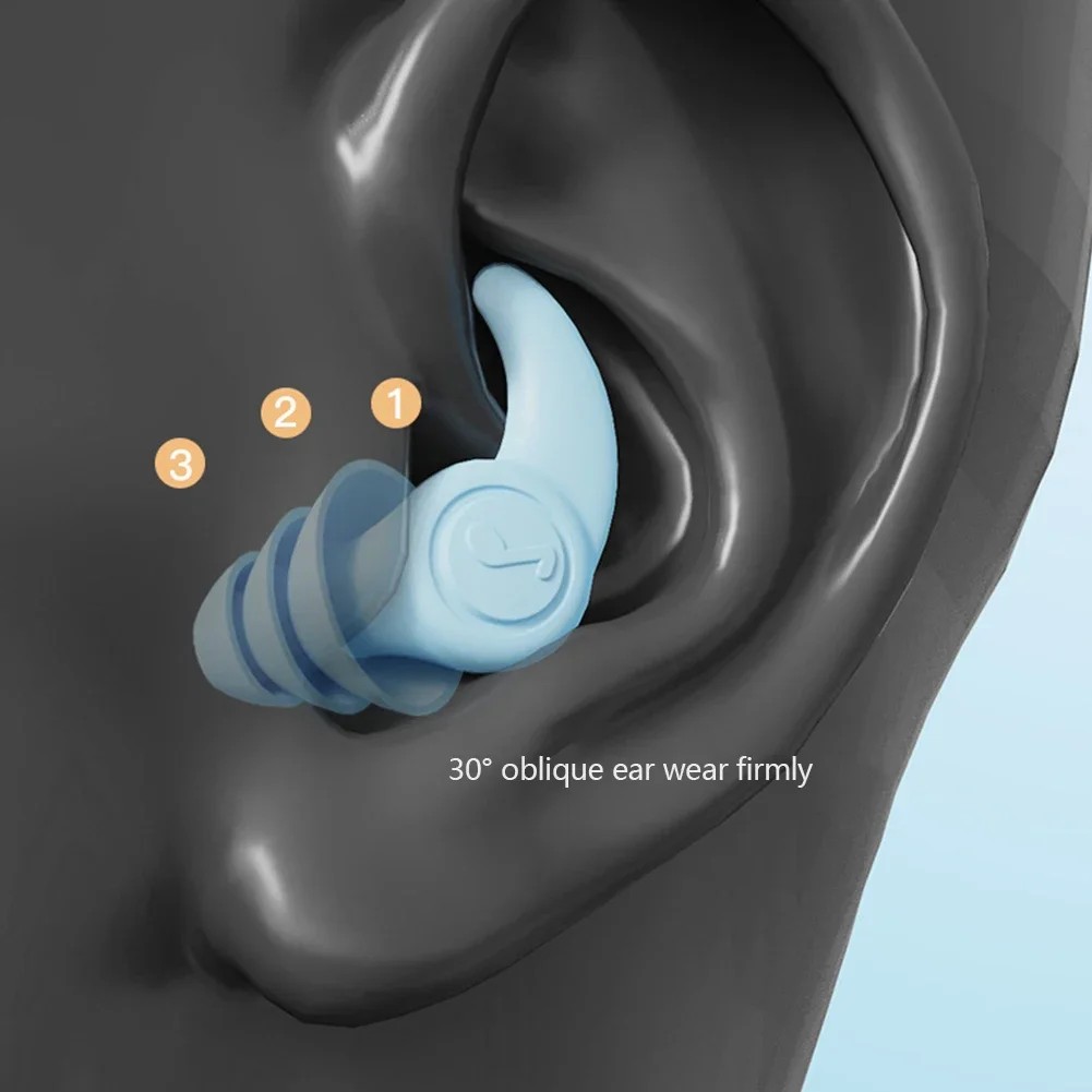 Silicone Sleeping Earplug Sleep Noise Ear Plug Canceling Noise Reduction Supplies Soundproof Noise