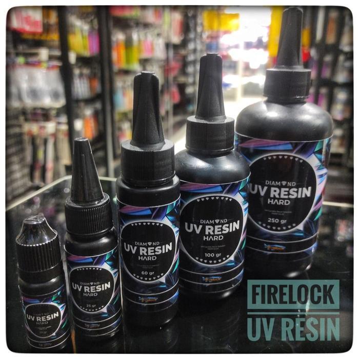 FIRELOCK UV RESIN ( TYPE HARD ) - 10Gr 25Gr 60gr 100Gr 250Gr
