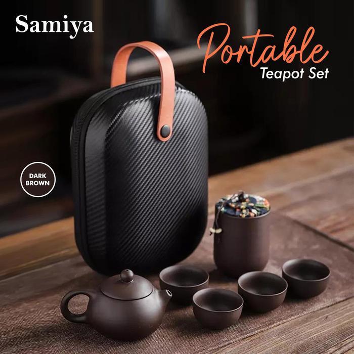 TEA POT SET PORTABLE TRAVELING AESTETIC