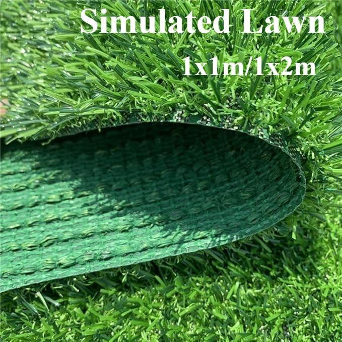 2m*1m Rumput Sintetis Meteran Rumput Plastik Rumput Buatan Karpet Rumput Sintetis Tahan Lama Anti