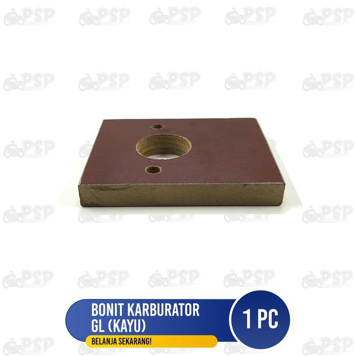 Bonit Karburator Cb / Gl (Kayu) - Ebonit Manipol Manifold Fiber Insulator Karbu Cb Gl Max Neotech