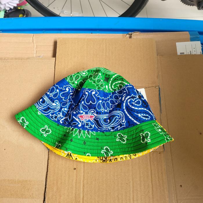 HOT SALE VANS VAULT X BEDWIN BANDANA bucket hat Multicolour ORIGINAL bnwt