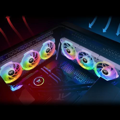 BestSeller Thermaltake SWAFAN EX12 RGB White 3-Fan Pack [2000RPM, Fans]