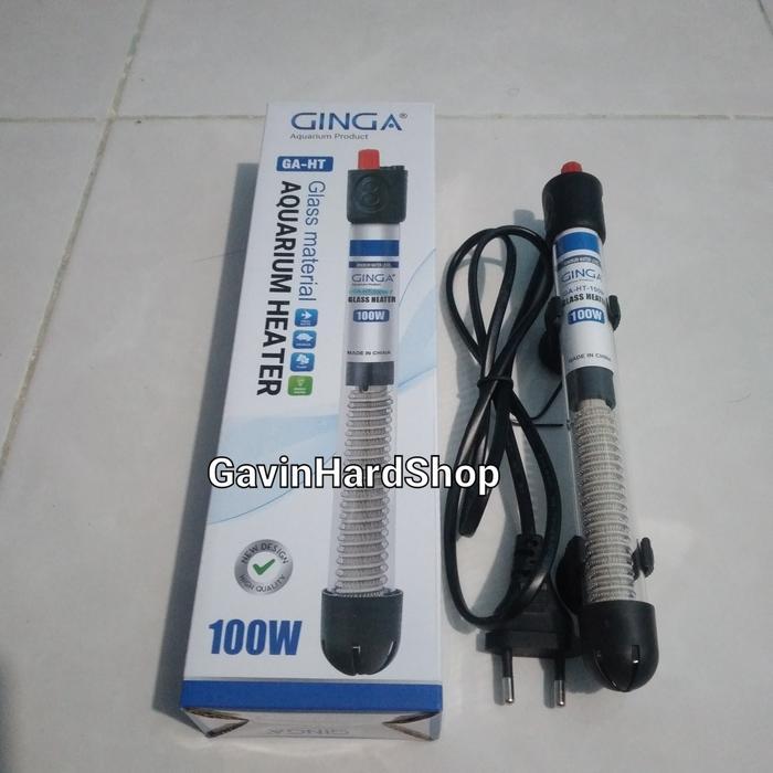 Heater kaca aquarium penghangat air aquarium heater aquarium 100 watt