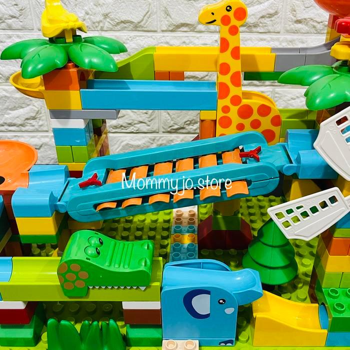 Marble Race Run BALOK BESAR edisi dengan xylophone