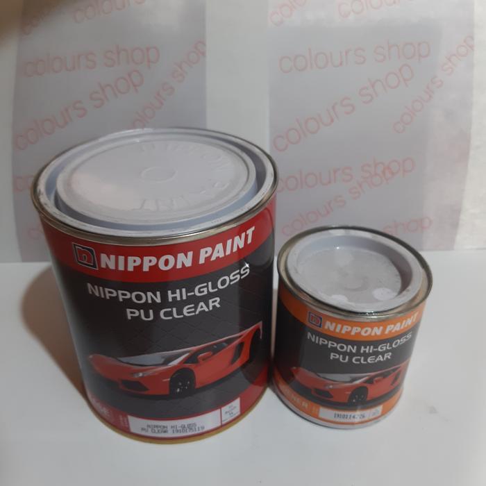 Vernish Hi Gloss Pu Clear Nippon Paint+Hardener -1Liter