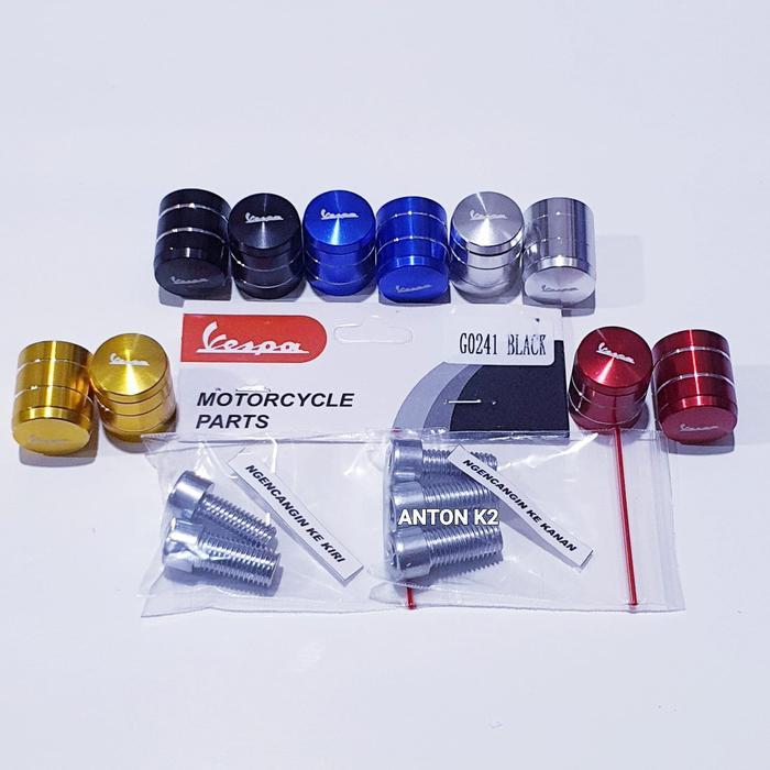 Baut Tutup Lubang Spion/Baut Sekrup Dudukan Spion Motor Vespa Matic Ix