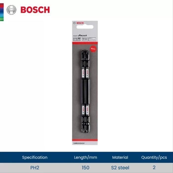 TERBARU MATA OBENG BOSCH IMPACT 150MM DOUBLE ENDED