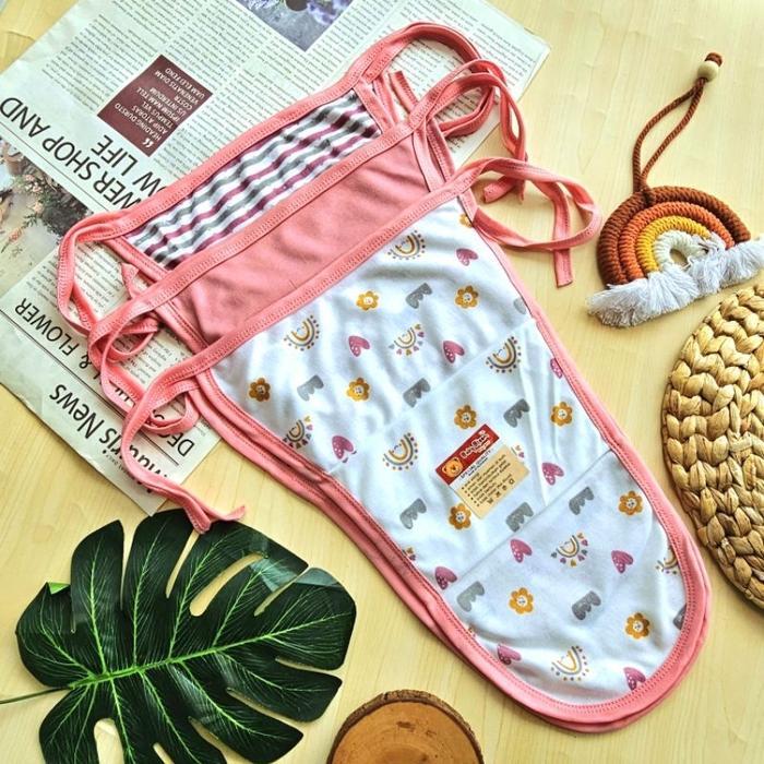 Baby Bloom 12 Pcs / 6 Pcs Popok Bayi Tali Kain Sage & Mustrad Sni / Popok Kain Serian Premium