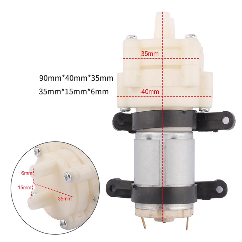 R385 Water Pump 12V Diaphragm Pump 6V Small Micro Water Pump Home Aquarium Accessories Tea Set Water