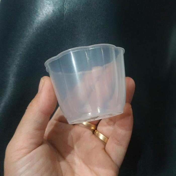 [Kecil] Cetakan Cup Puding Pudding Agar Jelly Pelangi Tutup