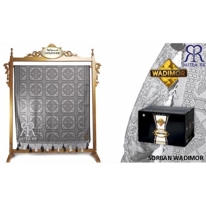Mitrarr Sorban Wadimor Subaiyah Surban Jacquard Songket Timbul Katun Original Sorban Wadimor