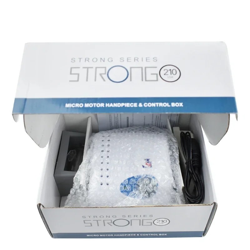 Dental Micro Motor 35000Rpm Strong 210 Micromotor Handpiece Electric Nail Drill Machine 2.35 Strong