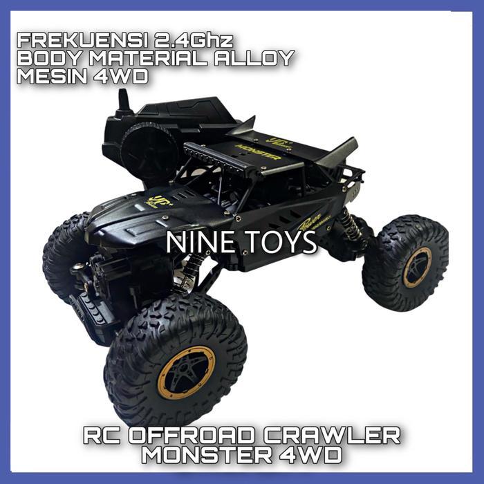 RC OFFROAD 4WD REMOTE CONTROL MONSTER OFFROAD ROCK CRAWLER BODY ALLOY