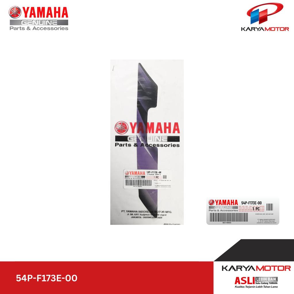 Striping/Sticker GRAPHIC 1 (UR REDDISH BM2 2011) 54P1 Yamaha Mio J 115 - 54P-F173E-00 Original YGP