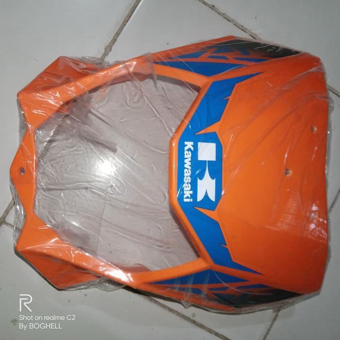 Unik Batok Cover Lampu Klx 150 Bf Extreme Hitam Ori Orri Terlaris
