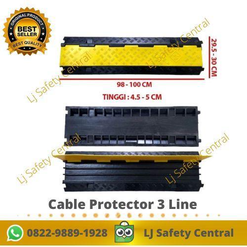 Cable Ramp Protector 3 Line Polisi Tidur Pelindung Kabel 3 Line