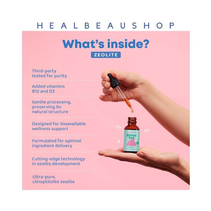 Joyspring Detox Zeolite For Kids & Detox Zee Herbal With D3 & B12 30Ml Detox Anak