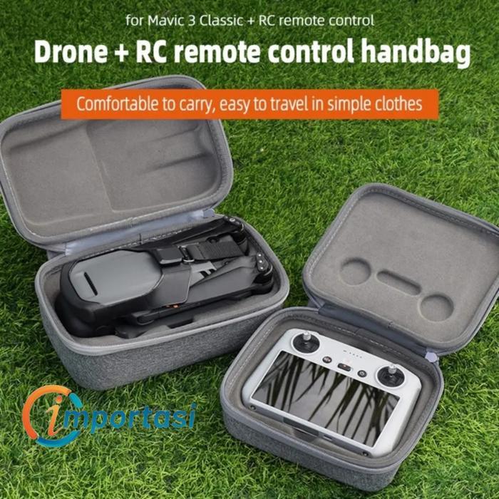 Tas Drone Bag Dji Mavic 3 / 3 Classic Terpisah Remote Dji Rc Hard Case