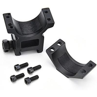 SALE Mounting Double Baut Od25 Rell11 Mounting Teleskop Pendek Rendah Dobel Baut Mounting Teleskop