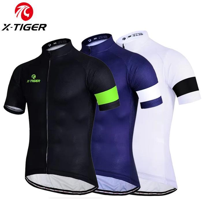 X-TIGER XM-DY-019 JERSEY SEPEDA PRIA LENGAN PENDEK OLAHRAGA MTB ROAD BIKE MEN CYCLING OUTDOOR SPORTS