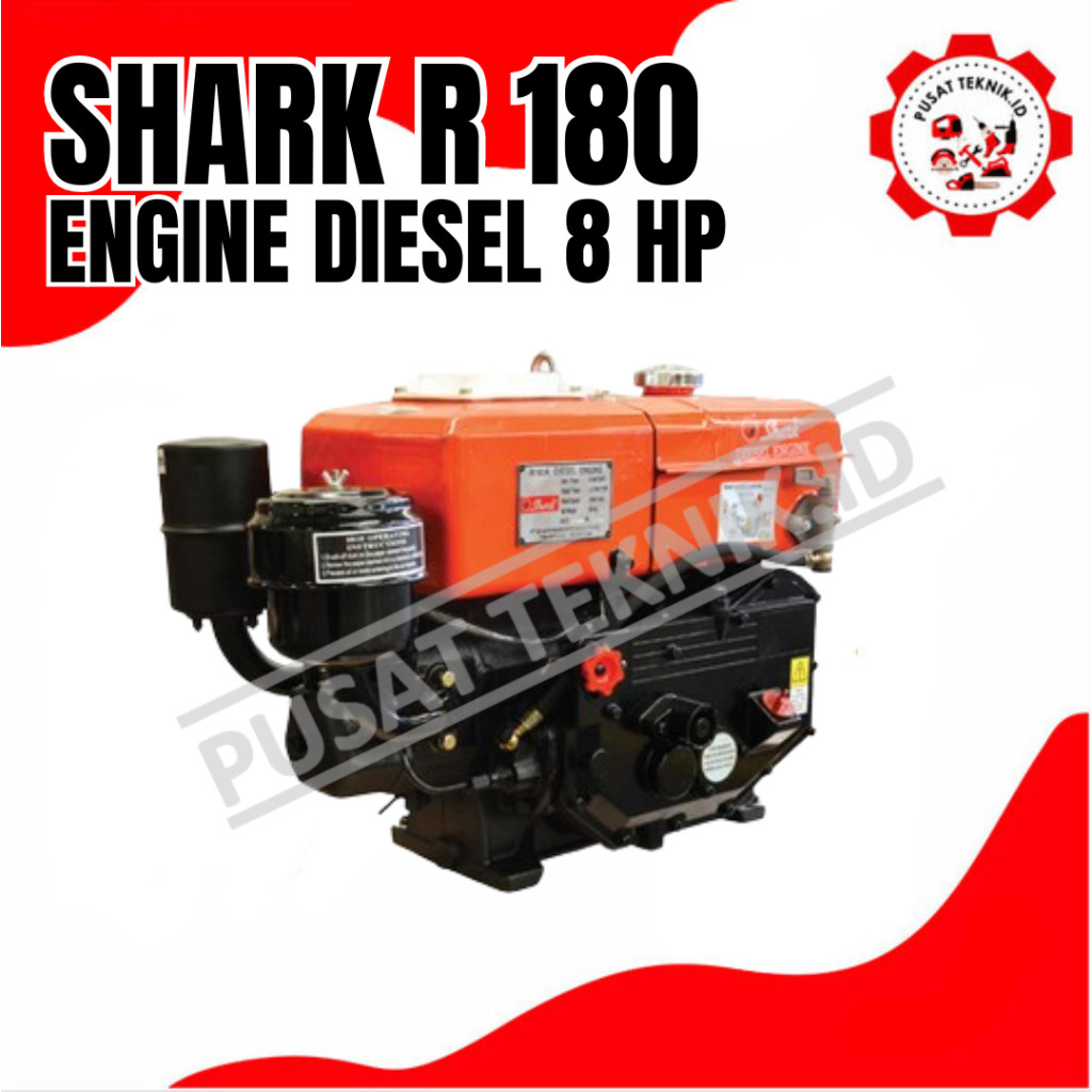 SHARK DIESEL ENGINE R 180 DIESEL SHARK 8 HP SHARK R180