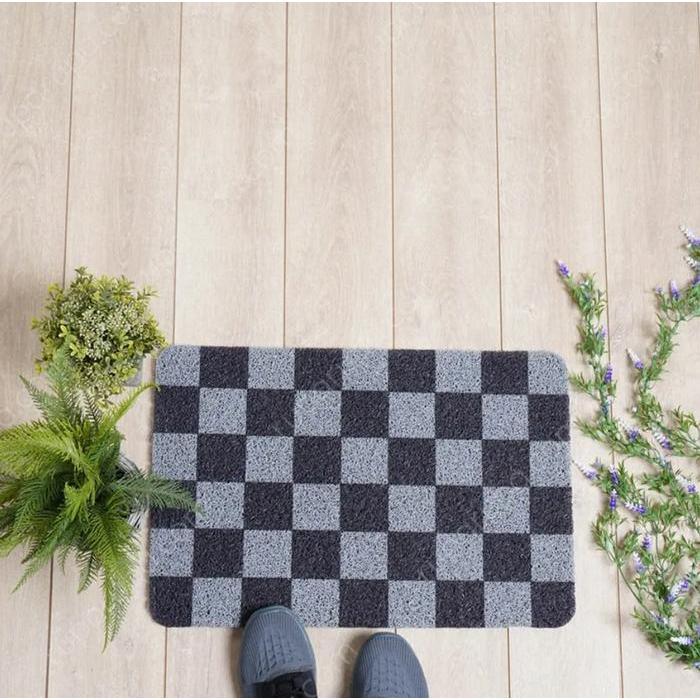 Keset pintu bahan pvc motif pvc mat