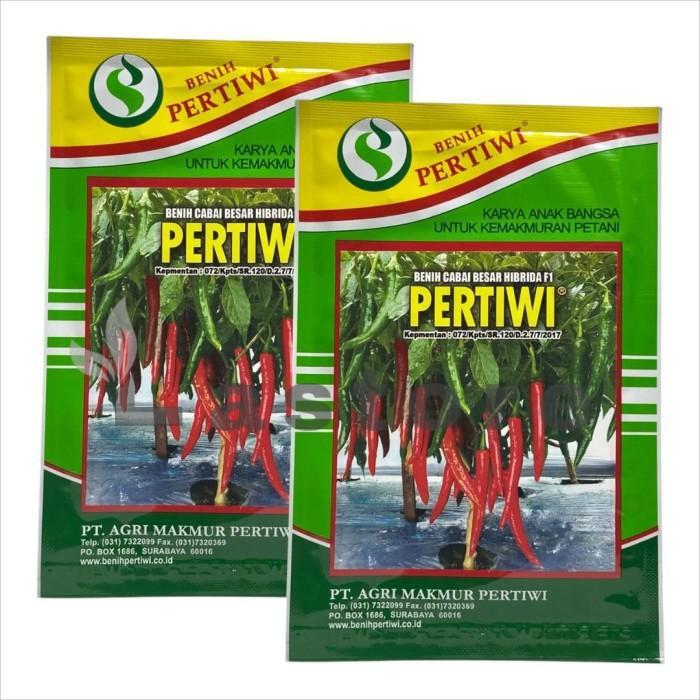 Benih Cabe Merah Besar Pertiwi Isi 10 Gram Kemasan Asli Benih Pertiwi benih Gratis Ongkir